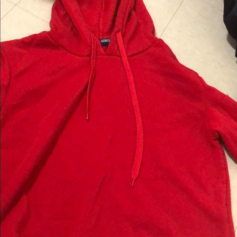 Red hoodie
